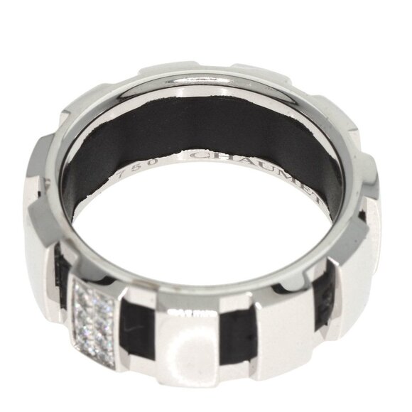 CHAUMET 18k White Gold Diamond Ring - Picture 5 of 10